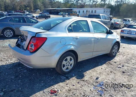2015 Chevrolet Sonic Ls Manual from USA, damaged, VIN 1G1JB5SH8F4138054